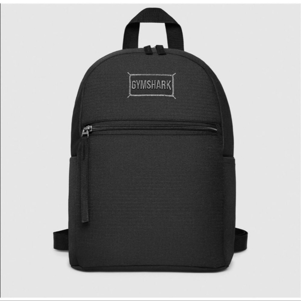 Like New Gymshark Black Mini Backpack